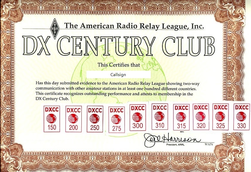 DXCC_Award_Muster